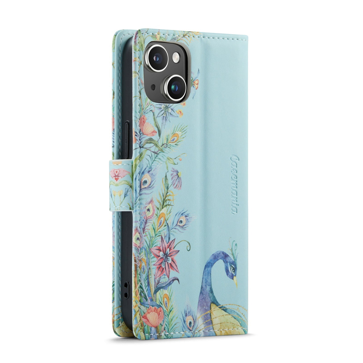 iPhone 14 Plus Hoesje - Pauw Print - Bookcase met Print