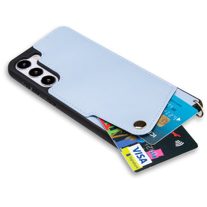 Samsung Galaxy S23 Hoesje - Bandje - Blauw Back Cover