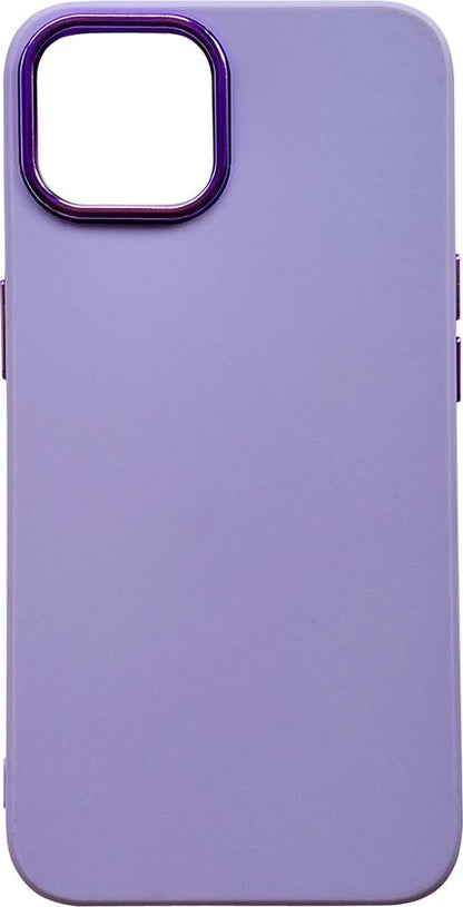 Apple iPhone 14 Plus Hülle - Lila - Stoßfestes Silikon Backcover
