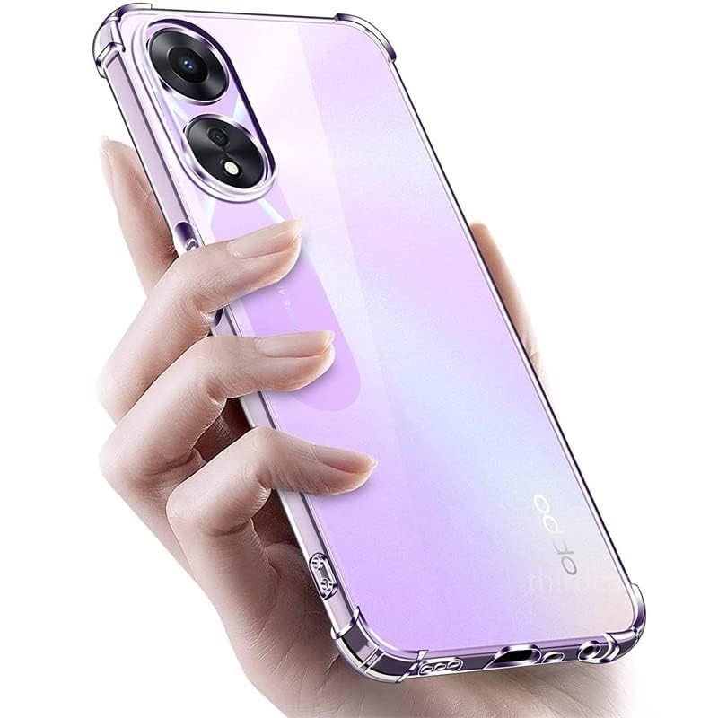 Oppo A18 & A38 Hoesje - Transparant - Anti-Shock Hybrid Back Cover