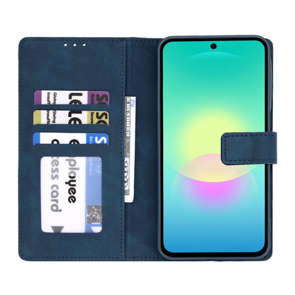 Samsung Galaxy A57 Hoesje - Navy Blue - Portemonnee Bookcase