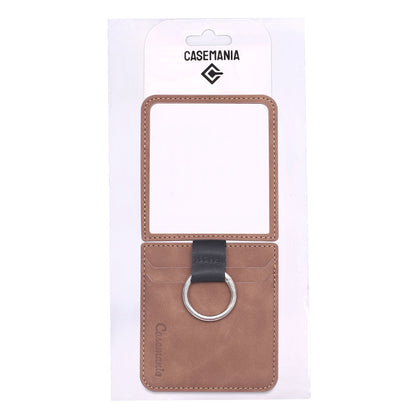 Samsung Galaxy Z Flip 7 Hülle - Sienna Brown - Backcover mit Kartenfach