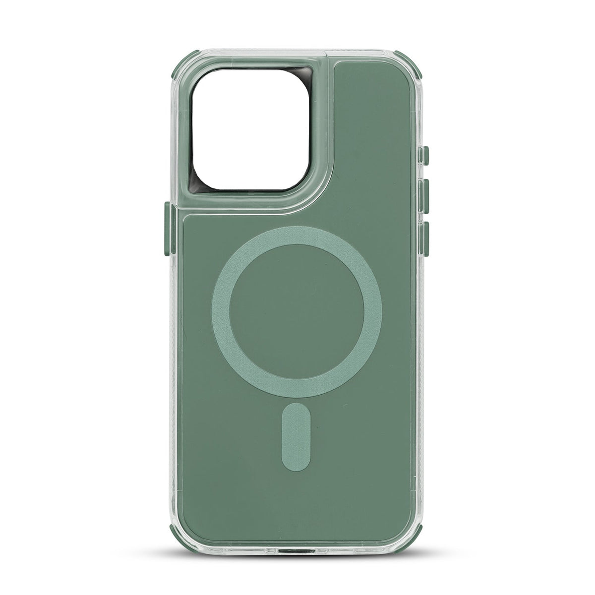 Apple iPhone 16 Pro Max Hoesje - Groen - Liquid Armor MagSafe Back Cover