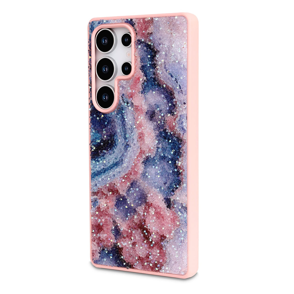 Samsung Galaxy S23 Ultra Hoesje - Nova - Diamant Marmer Glitter Back Cover