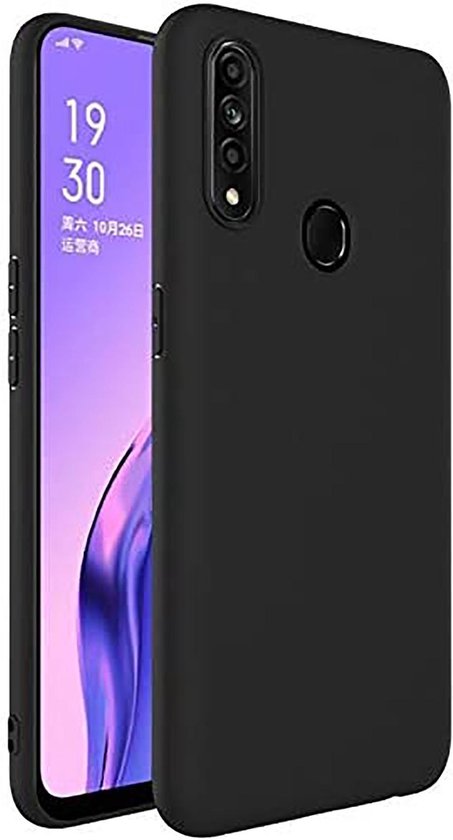 Oppo A31 Case - Black - Silicone Back Cover