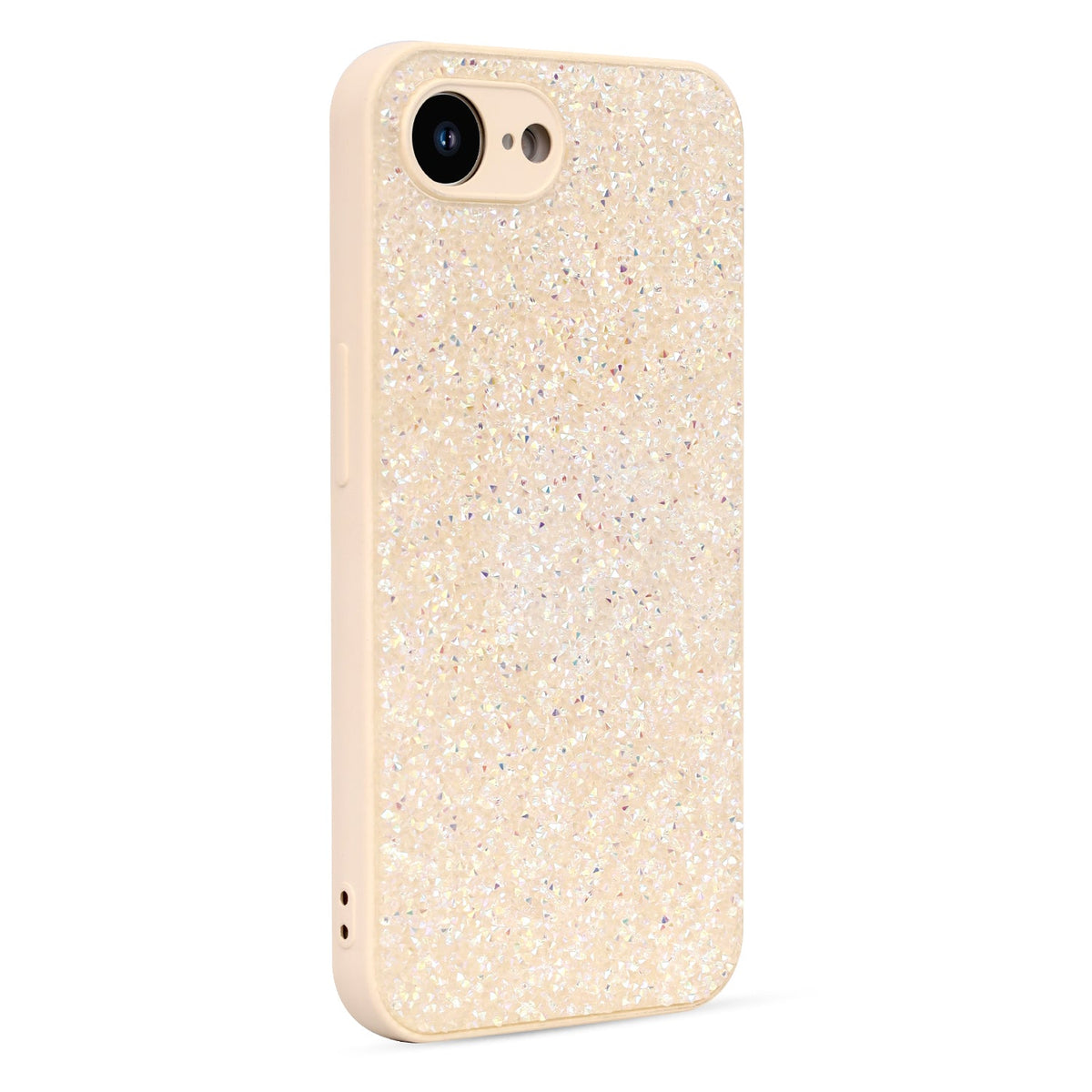 Apple iPhone 16e Hoesje - Goud - Diamant Glitter Back Cover