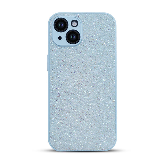 Apple iPhone 12 Hülle - Blau - Diamant-Glitzer-Backcover