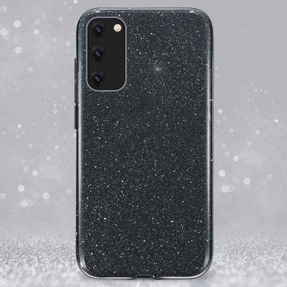 Samsung Galaxy A32 5G Hoesje - Zwart - Glitter Back Cover