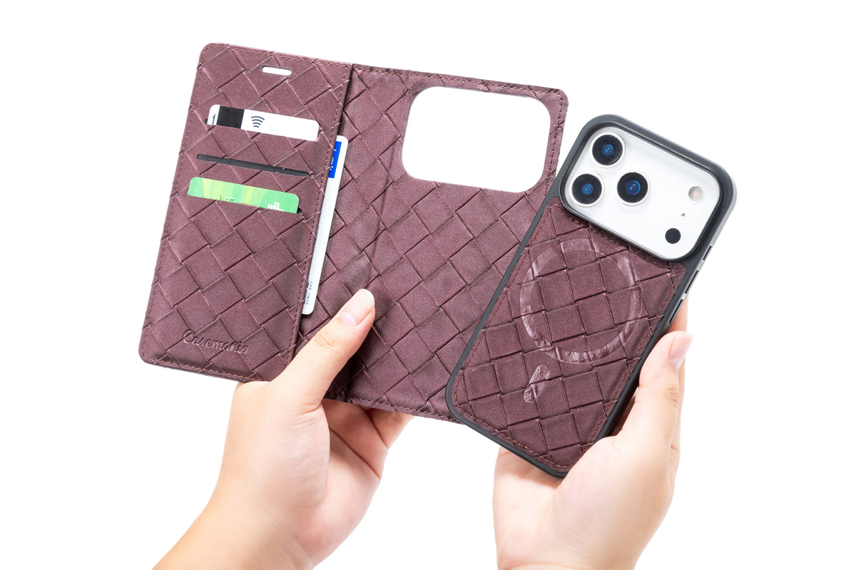 Apple iPhone 18 Pro Max Case - Mauve Taupe - 2-in-1 MagSafe Wallet Case
