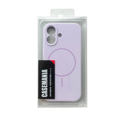 Apple iPhone 17 Hülle - Lila - Liquid-Silikon-MagSafe-Backcover