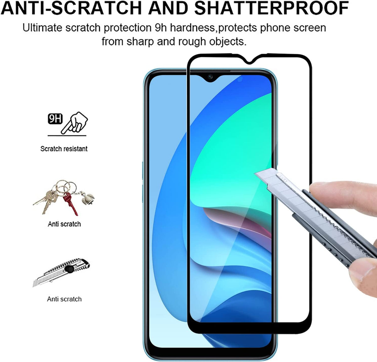 Oppo A78 5G Screenprotector - Full Cover - 2 Stuks