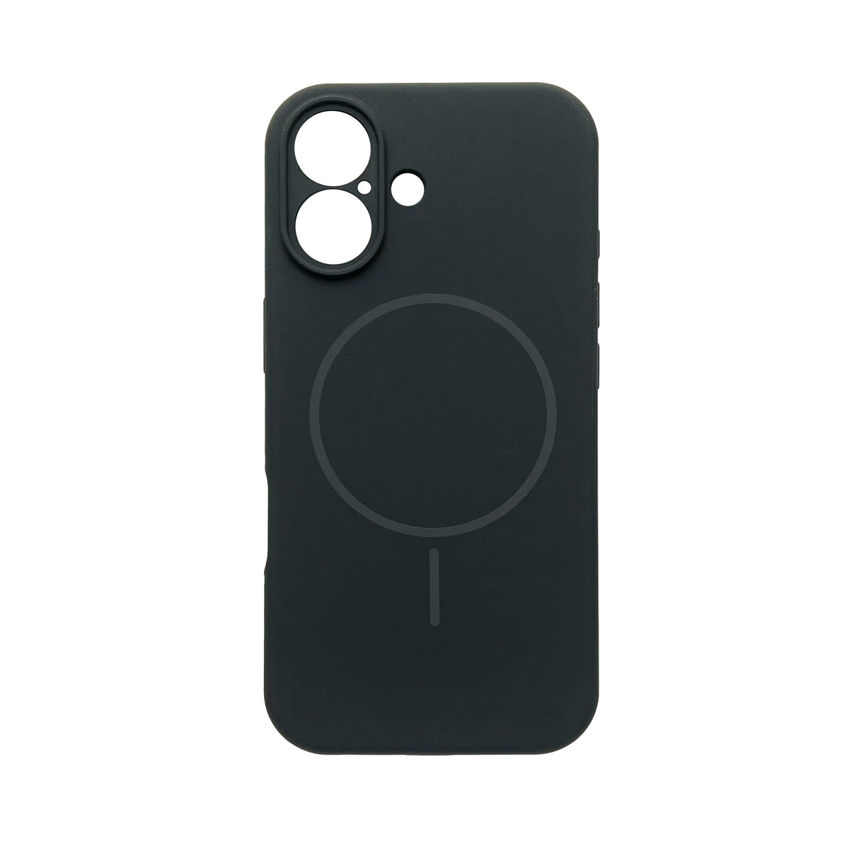 Apple iPhone 17 Hoesje - Zwart - Magnetische Liquid Siliconen MagSafe Back Cover met Camerabescherming