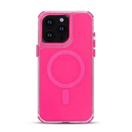 Apple iPhone 16 Pro Max Hülle - Neonrosa - Liquid Armor MagSafe Backcover
