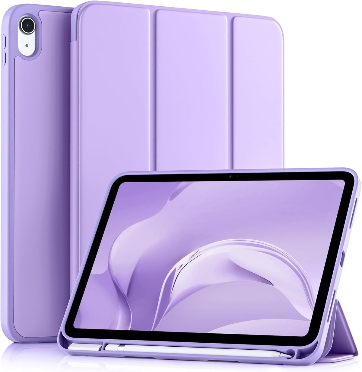 iPad A16 Tablethoes - Paars - Pen Slot Smart Cover