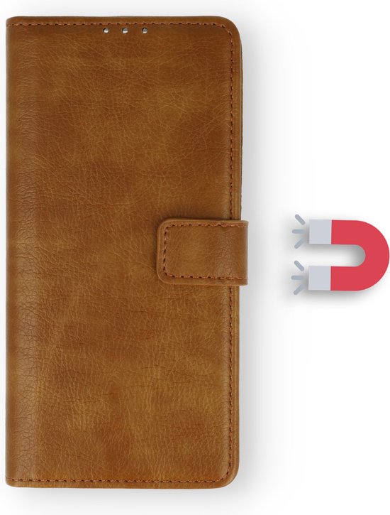 Oppo Reno 8 Lite Hoesje - Bruin - Bookcase