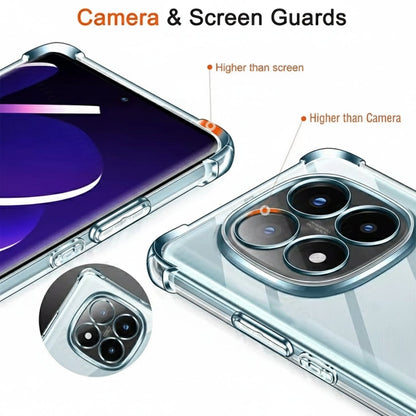 Xiaomi Redmi Note 15 Pro 4G Hoesje - Transparant - Anti-Shock Back Cover