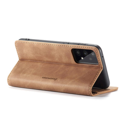 Samsung Galaxy M23 Case - Sienna Brown - Slim Wallet Case