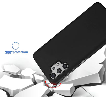Samsung Galaxy A32 4G Case - Black - Silicone Back Cover