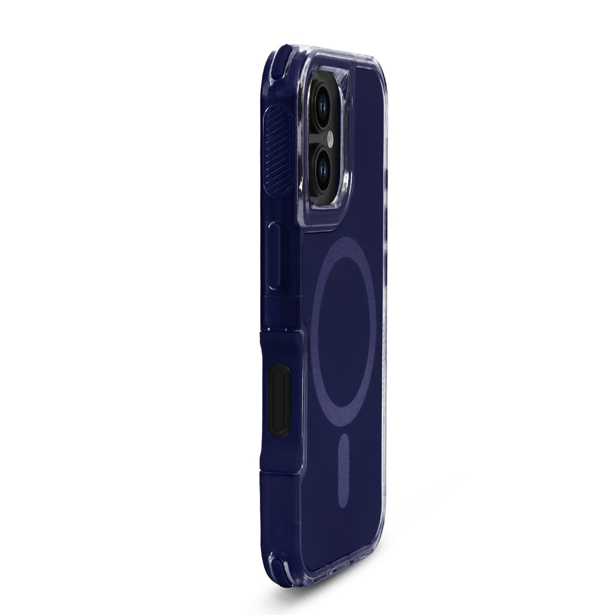 Apple iPhone 16 Plus Hoesje - Donker Blauw - Liquid Armor MagSafe Back Cover