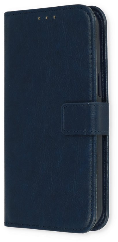 Apple iPhone 14 Pro Hoesje - Blauw - Bookcase