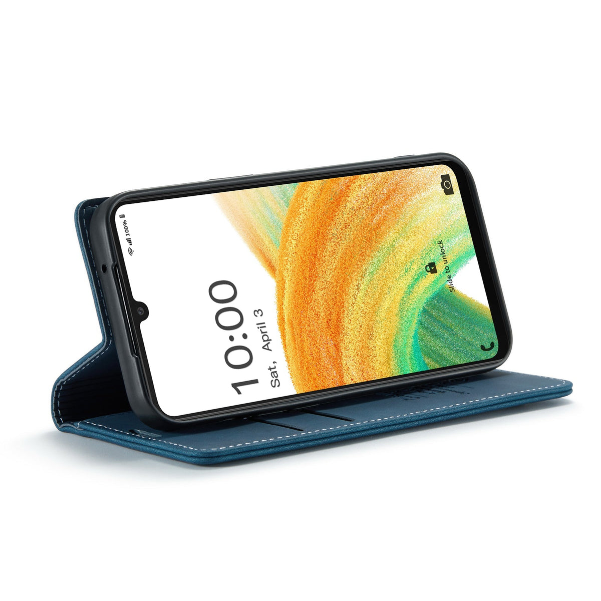 Samsung Galaxy M23 Hoesje - Navy Blue - Dunne Bookcase