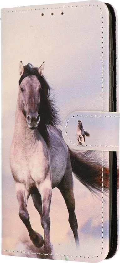 Samsung Galaxy A22 5G Hoesje - Paard - Print Bookcase