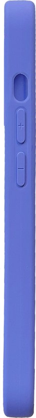Apple iPhone 14 Hoesje - Paars - Matte Siliconen Back Cover