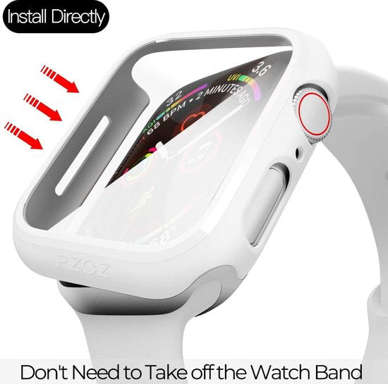 Apple Watch Series 5 (44 mm) Smartwatch Screenprotector - Tempered Glass - 1 Stuk