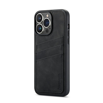 Apple iPhone 15 Pro Max Case - Charcoal Gray - Back Cover with Card Holder