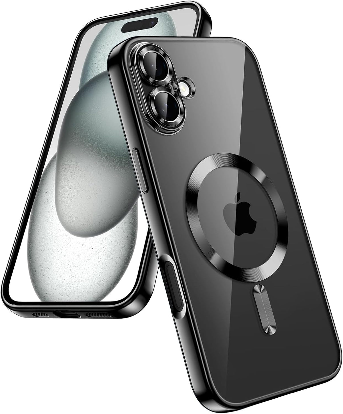 Apple iPhone 16 Case - Black - Silicone MagSafe Back Cover