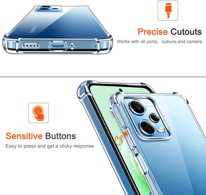 Xiaomi Redmi Note 12 Pro+ Hoesje - Transparant - Anti-Shock Back Cover