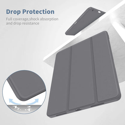 Apple iPad Air 11 (2024) Tablethoes - Grijs - Pen Slot Smart Cover