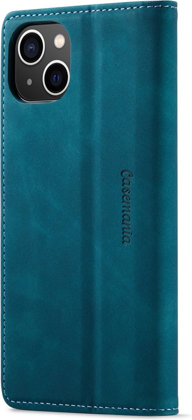 Apple iPhone 14 Plus Hoesje - Emerald Green - Dunne Bookcase