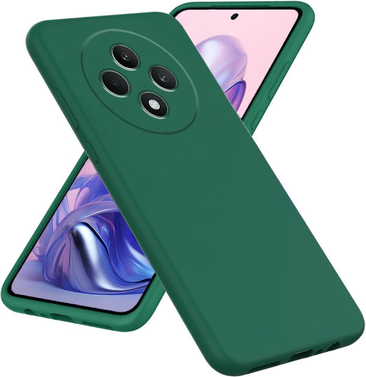 Oppo Reno 12 F Hoesje - Groen - Siliconen Back Cover