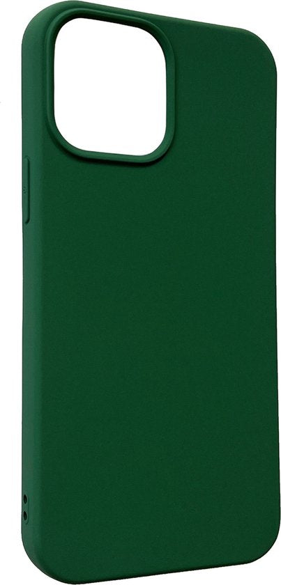 Apple iPhone 13 Pro Max Hoesje - Donker Groen - Siliconen Back Cover