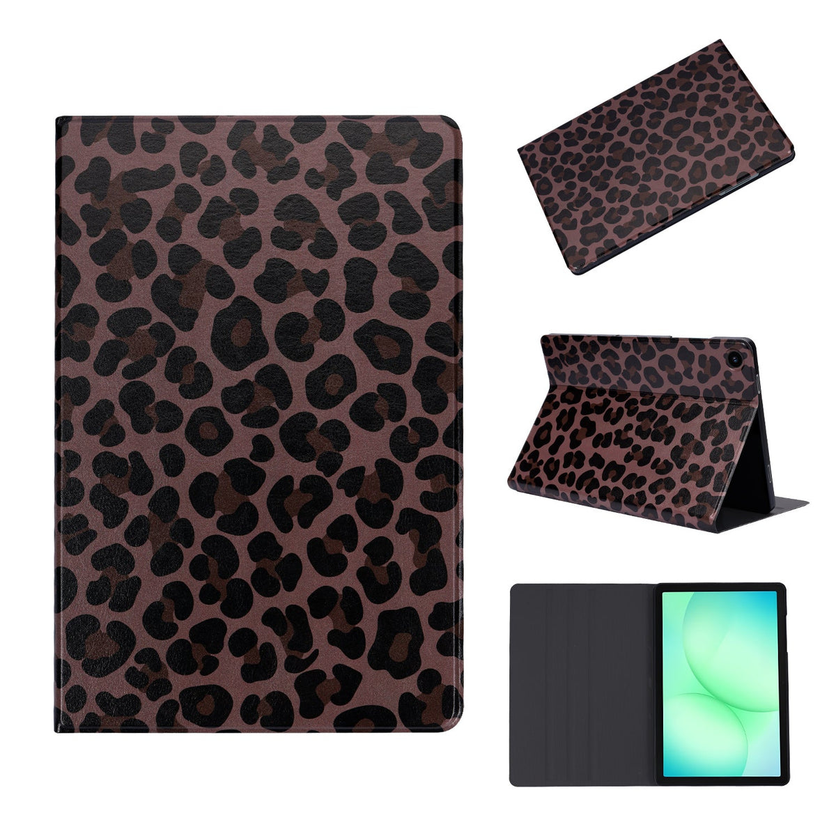 Samsung Galaxy Tab A11 Plus Tablet Case - Leopard - Smart Cover