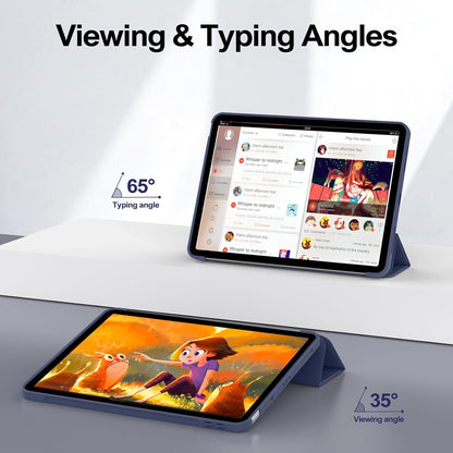 iPad Air 10.9 inch Tablethoes - Navy Blue - Smart Cover