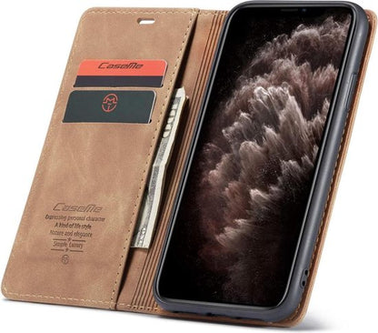 Oppo Reno 4 5G Hoesje - Bruin - Dunne Bookcase