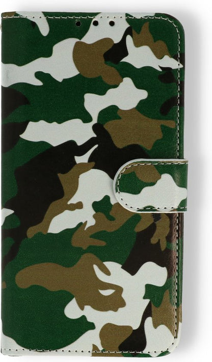 Étui pour Samsung Galaxy A03S - Camouflage - Étui portefeuille à motif