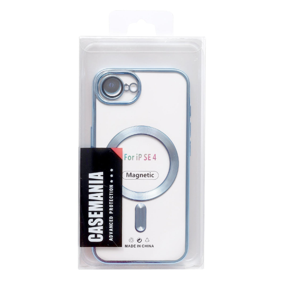 Apple iPhone 16e Hülle - Blau - Silikon-MagSafe-Backcover