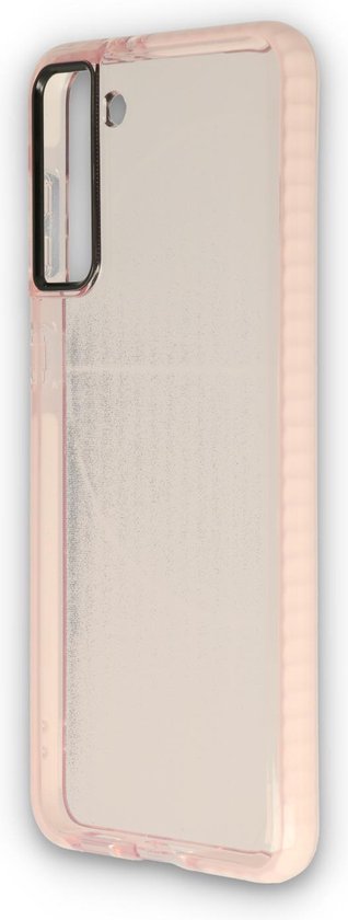 Samsung Galaxy S21 Hoesje - Roze - Anti-Shock Back Cover