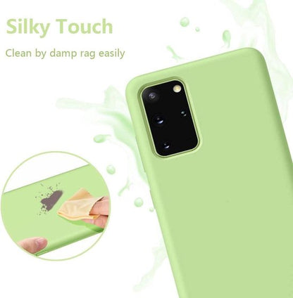 Samsung Galaxy S20 Plus Hoesje - Licht Groen - Siliconen Back Cover