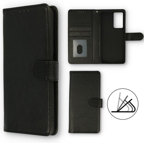 Samsung Galaxy A52 5G Hoesje - Zwart - Luxe Bookcase
