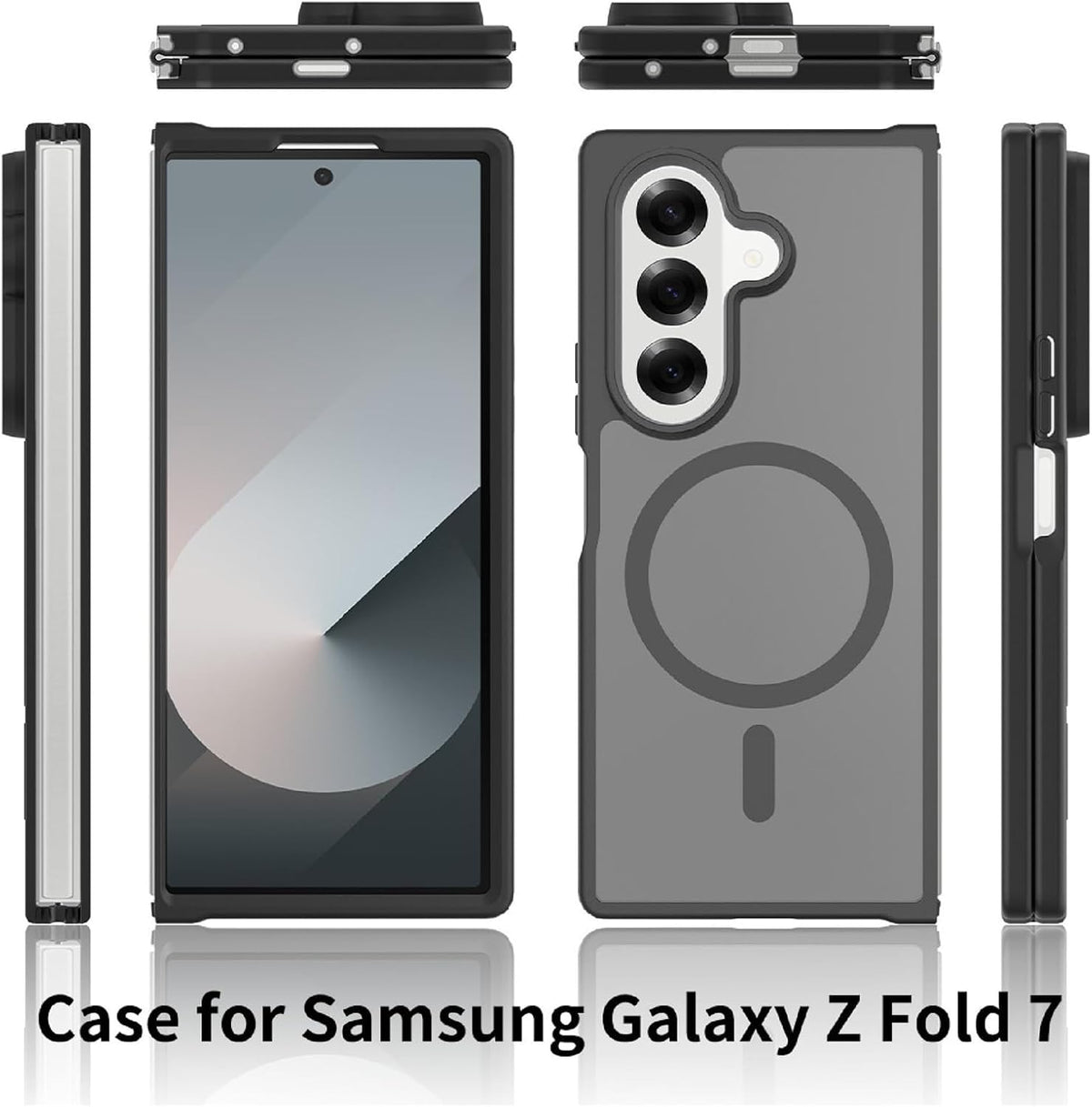 Samsung Galaxy Z Fold 7 Hoesje - Roze - Matte Armor MagSafe Back Cover