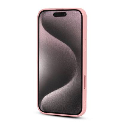 iPhone 16 Plus Hoesje - Roze - Diamant Glitter Back Cover