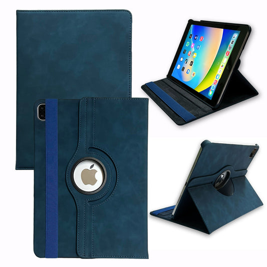 Apple iPad Air 13 (2024) Tablethoes - Navy Blue - Draaibare Bookcase
