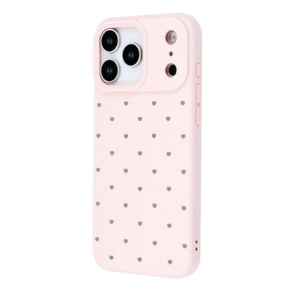 Apple iPhone 18 Pro Hoesje - Roze - Hartjes Back Cover