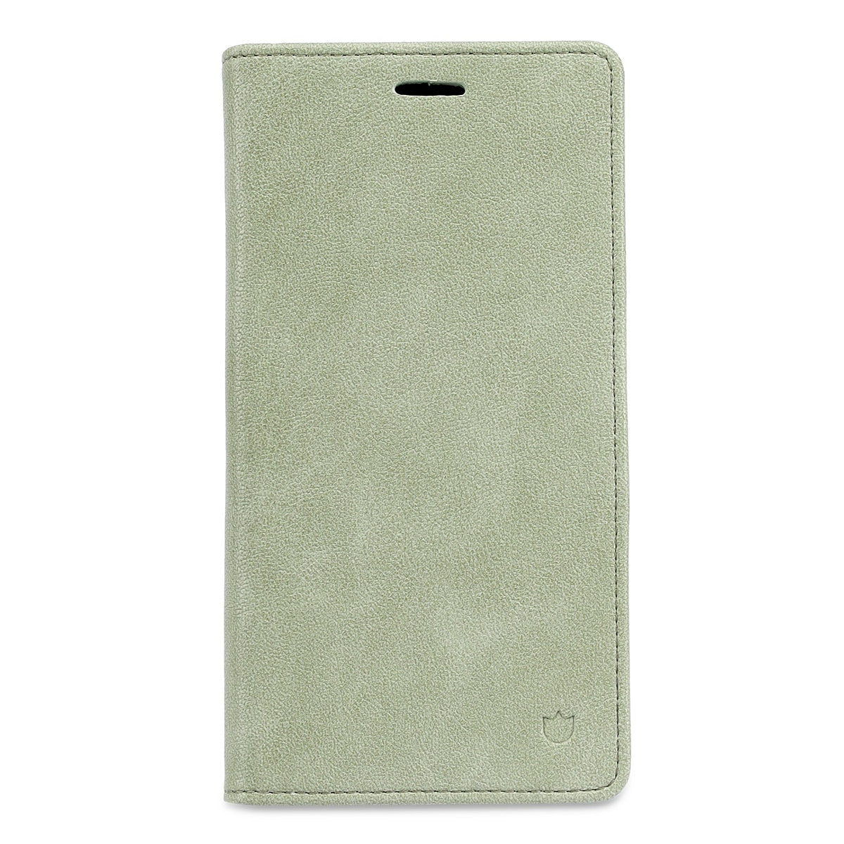 iPhone 13 Hoesje - Matcha Green - Dunne Leather-look Back Cover