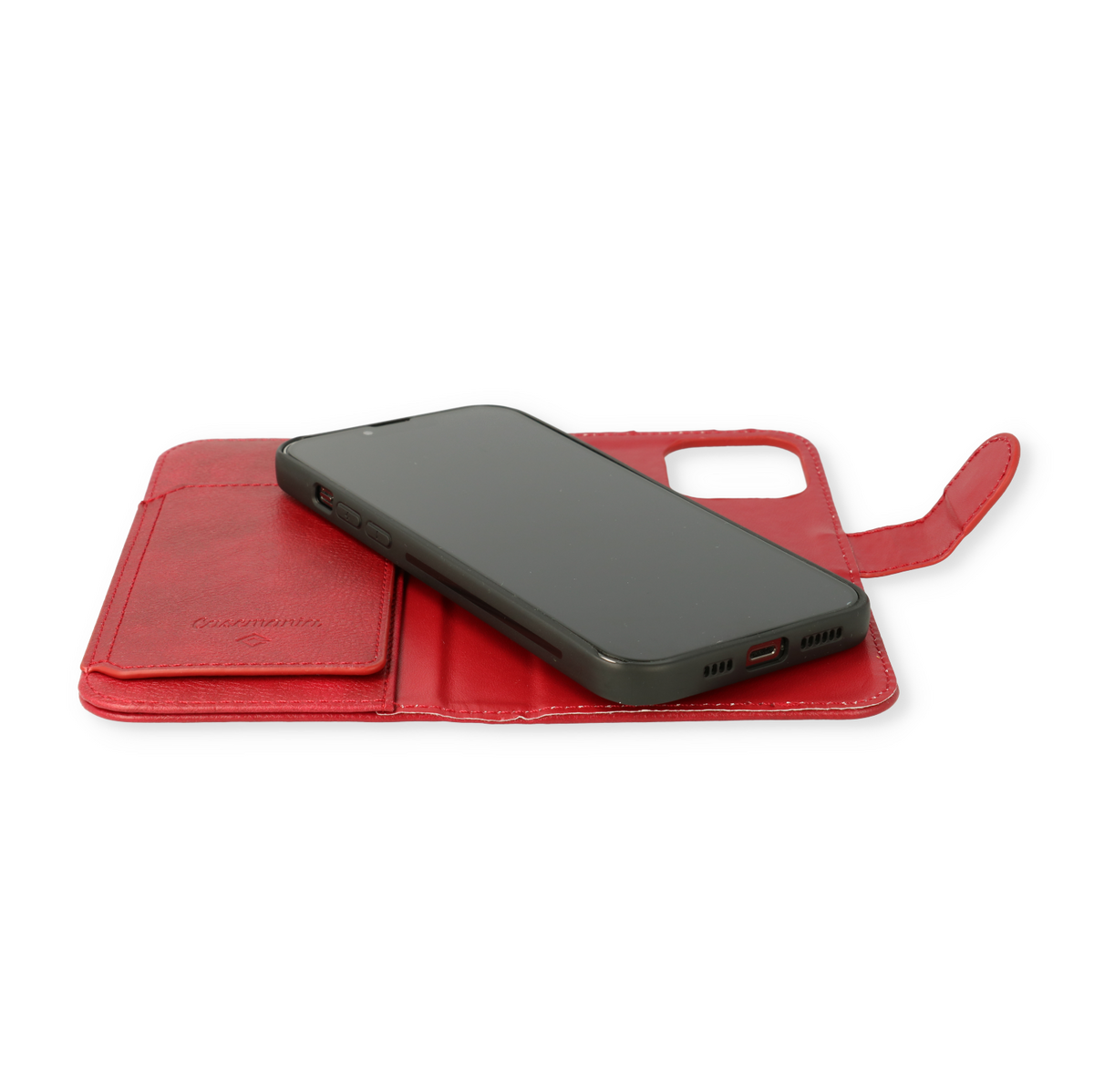 Apple iPhone 13 Pro Case - Red - 2-in-1 Wallet Case with 10 Card Slots
