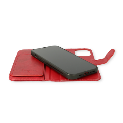 Samsung Galaxy A33 5G Hoesje - Rood - 2 in 1 Bookcase met 10 Kaart Vakken